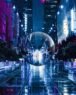 city, urban, light, street, globe